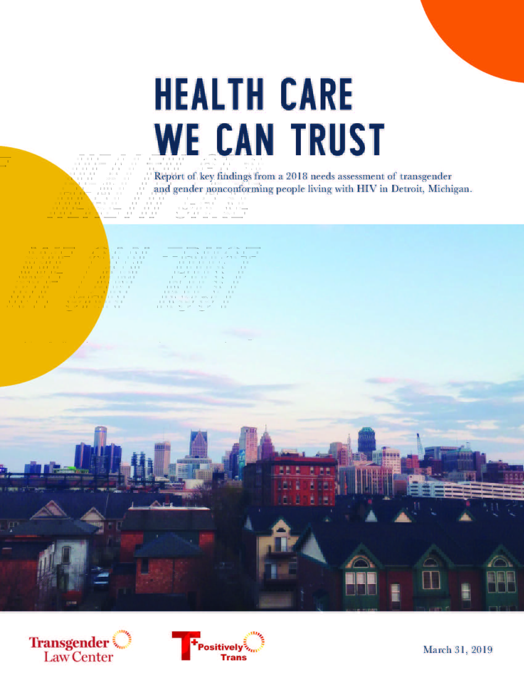 Health care we can trust cover