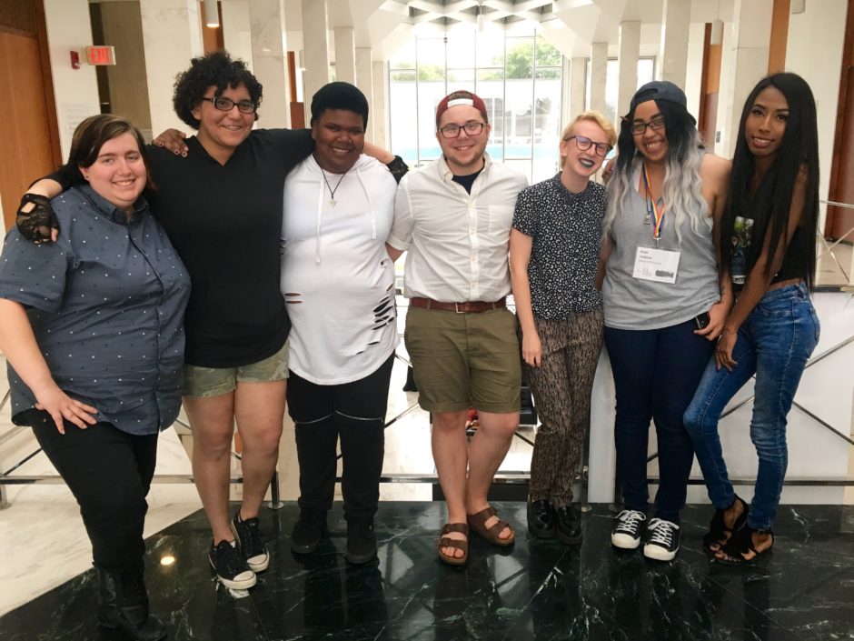 Members of the National TRUTH Council. Violet is pictured at right.