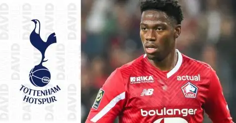 Lille striker Jonathan David is attracting interest from Tottenham.