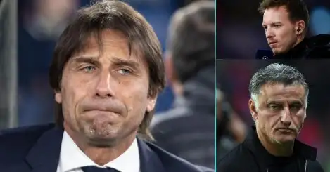 Top 10 best available managers features Conte, Nagelsmann and Zidane