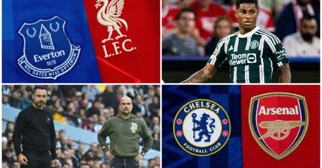 Big Weekend: Merseyside derby, Chelsea v Arsenal, Marcus Rashford, Pep v De Zerbi