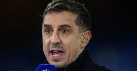 Gary Neville epitomises ‘delirium to despair’ Man Utd problem as pundit told to ‘get a grip’